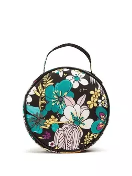 La DoubleJ клатч с цветочным принтом, черный