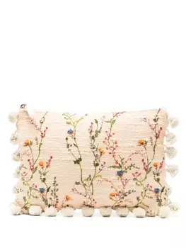 La DoubleJ клатч с принтом Primavera, нейтральный цвет