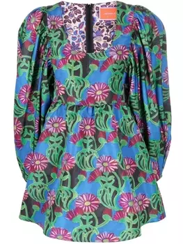 La DoubleJ платье Dolly с пышными рукавами, синий