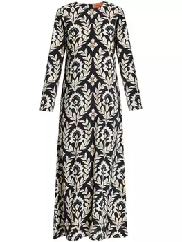 La DoubleJ платье макси с длинными рукавами, черный