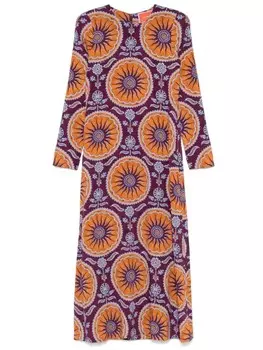 La DoubleJ платье макси с длинными рукавами, фиолетовый