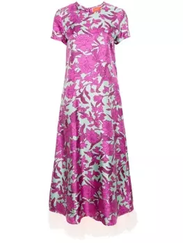 La DoubleJ платье макси Swing, фиолетовый