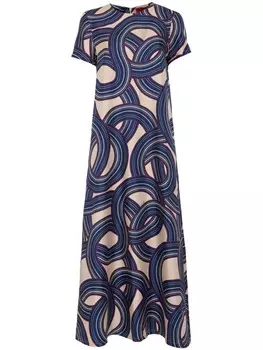 La DoubleJ платье макси Swing, синий