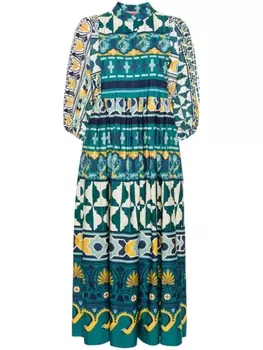 La DoubleJ платье миди Portofino, синий