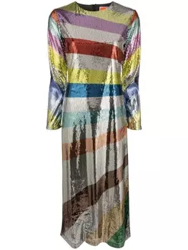 La DoubleJ платье миди Supremes Swing, серебристый