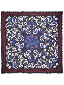 La DoubleJ платок Forest с принтом, синий