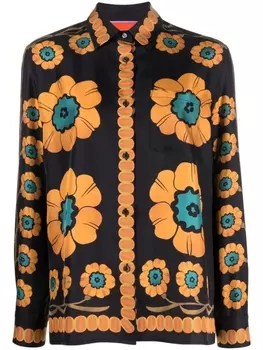 La DoubleJ шелковая рубашка Boy, черный