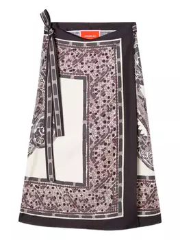 La DoubleJ шелковая юбка, серый