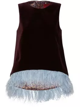 La DoubleJ топ La Scala, красный