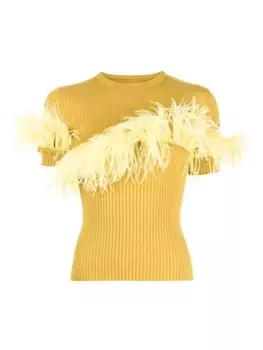 La DoubleJ трикотажный топ High Kick, желтый