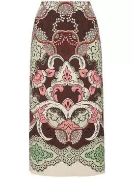 La DoubleJ юбка-карандаш, коричневый