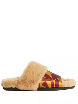 La DoubleJ жаккардовые шлепанцы Winter, нейтральный цвет