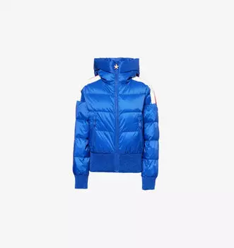 La face лыжная куртка с присборенной отделкой Goldbergh, синий