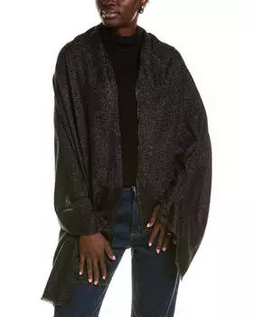 La Fiorentina Шерстяной шарф с люрексом, черный