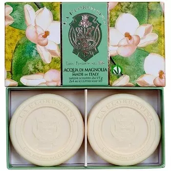 La Florentina Magnolia Water Soap Set в подарочной упаковке, 2 шт. - 0,23 г