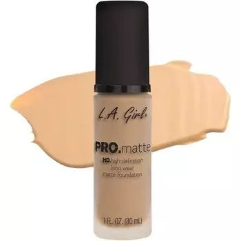 LA Girl PRO Matte HD Стойкая матовая основа высокой четкости Bisque L.A. Girl
