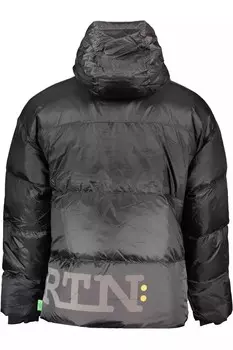 La Martina Гладкая мужская куртка с капюшоном и перьями, черный