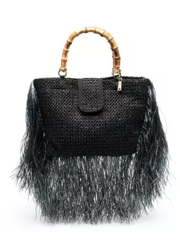 la milanesa плетеная сумка-тоут Bombardino, черный