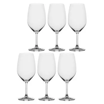 La Porcellana Bianca Набор из 6 бокалов для вина Бордо 620 мл P401300000Z, прозрачный
