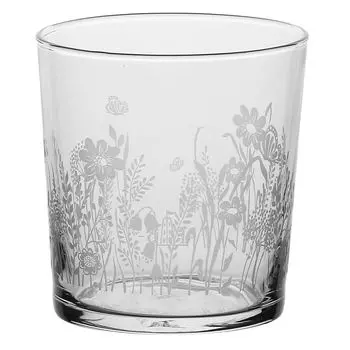 La Porcellana Bianca Набор из 6 стаканов с толстым дном луг 350 мл P401000011Z, серебро