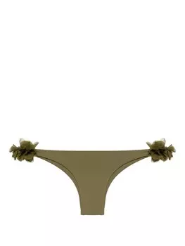La Reveche плавки бикини Rasha с цветочной аппликацией, зеленый