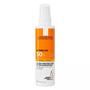 La Roche, Anthelios, Спрей-невидимка для тела SPF 50+, 200 мл La Roche-Posay