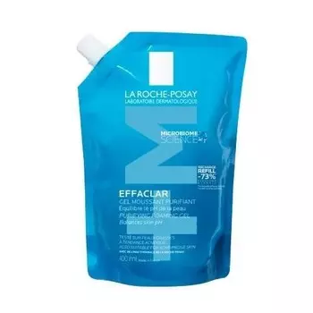 La Roche-Posay, Effaclar, сменный очищающий гель, 400 мл