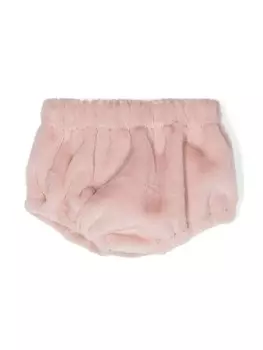 La Stupenderia блумеры из искусственного меха, розовый