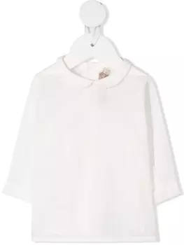 La Stupenderia фактурная блузка, белый