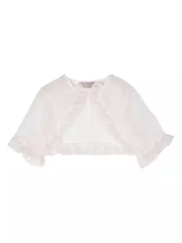 La Stupenderia кардиган с оборками, розовый