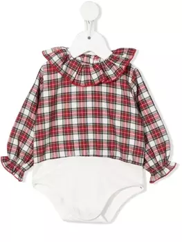 La Stupenderia комбинезон в клетку, красный