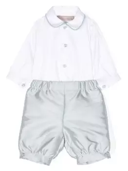 La Stupenderia комплект из атласных брюк, белый