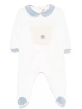 La Stupenderia пижама с мотивом плюшевого мишки, белый