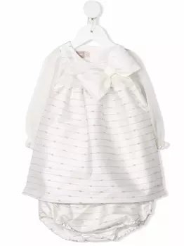 La Stupenderia платье с абстрактным принтом, белый