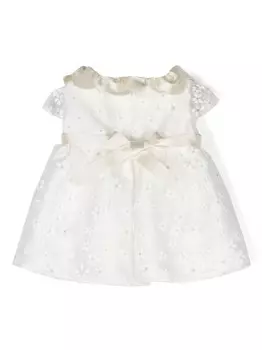 La Stupenderia платье с оборками, белый