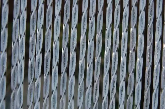 La Tenda ASCONA 1 XL прозрачная полосовая штора, размеры: 120 x 230 см, прозрачный