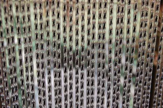 La Tenda LAZIO 1 XL прозрачная штора в полоску, размеры: 140 x 230 см