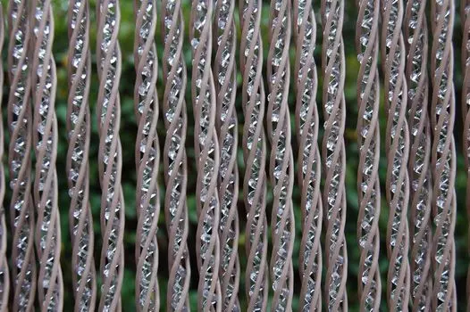 La Tenda LUCCA 2-полосная штора серая, размеры: 100 x 230 см