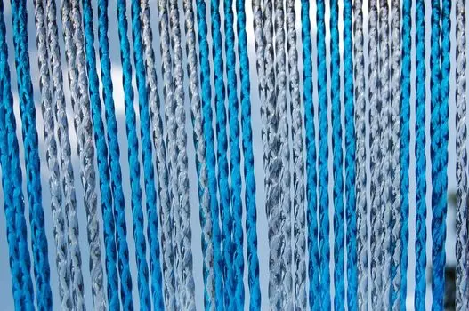 La Tenda RIMINI 3 XL полосатая штора синяя, размеры: 120 x 230 см, синий