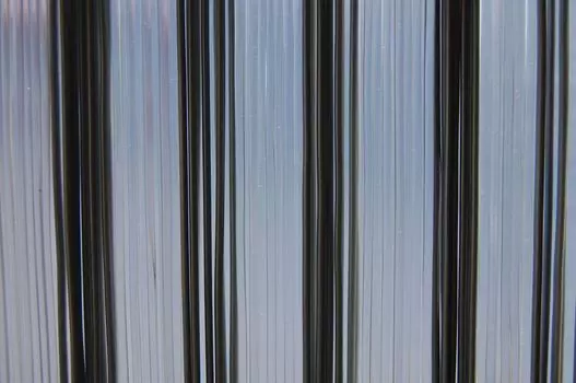 La Tenda TRENTO 1 полосатая штора серая, размеры: 90 x 210 см, черный