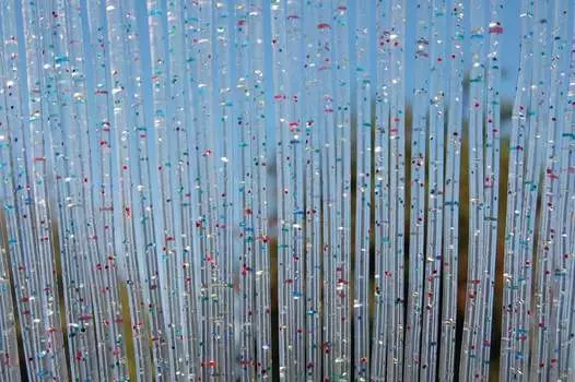 La Tenda VINCI 1 прозрачная штора в полоску, размеры: 90 x 210 см., прозрачный