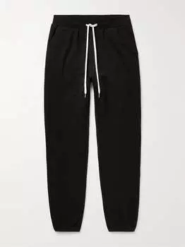 LA Зауженные спортивные штаны из хлопкового джерси JOHN ELLIOTT, черный