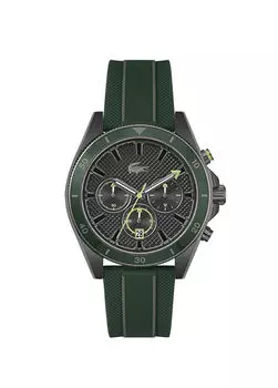 Lac2011363 силиконовые мужские наручные часы Lacoste, зеленый