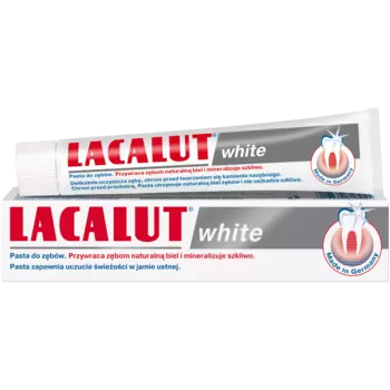 Lacalut White отбеливающая зубная паста, 75 мл