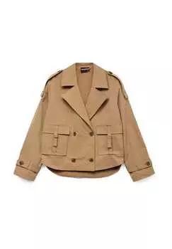 Лацкан пиджака с воротником Vero Moda, цвет 202611 tigers eye