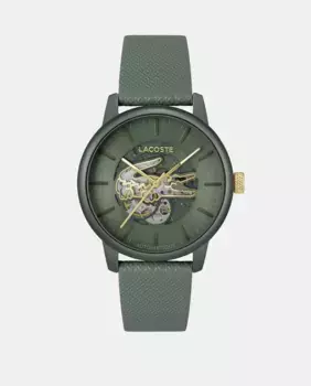 Lacoste 1212 Automatique 2011384 Мужские часы из зеленой кожи