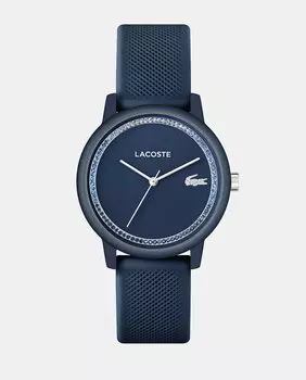 Lacoste 12.12 Go 2001290 Темно-синие силиконовые женские часы Lacoste, синий