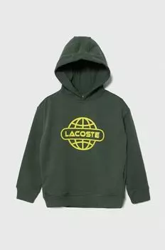 Lacoste Детская толстовка, зеленый