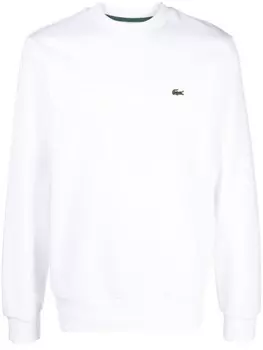 Lacoste джемпер с вышитым логотипом, белый