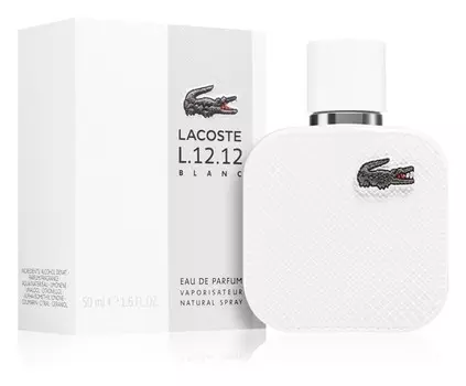 Lacoste, Eau de Lacoste L.12.12 Blanc, парфюмированная вода, 50 мл
